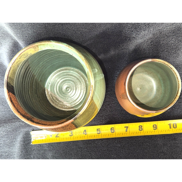 Wilson Creek Ceramic Pottery Signed Vase Set of 2 WI - Picture 4 of 14